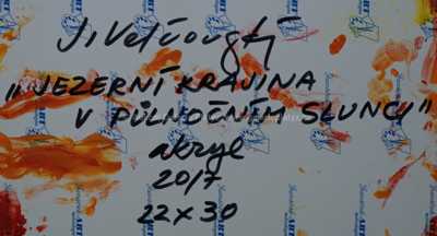  / Jezerní krajina v půlnočním slunci / Josef Velčovský