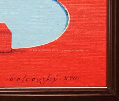  / Jezerní krajina v půlnočním slunci / Josef Velčovský