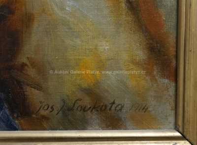  / Dívka v křesle / Josef Loukota