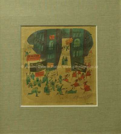  / Demonstrace / Adolf Born