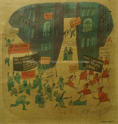  / Demonstrace / Adolf Born