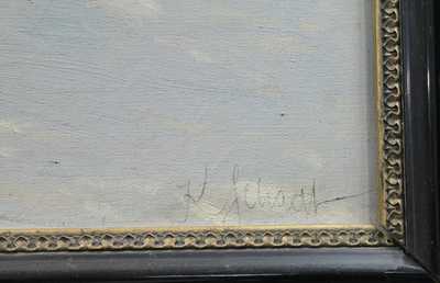  / Vesnička v zimě / Karel Schadt