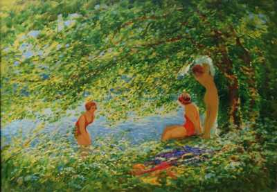  / Koupání / Karel Langer