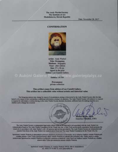 / Orangutan / Andy Warhol