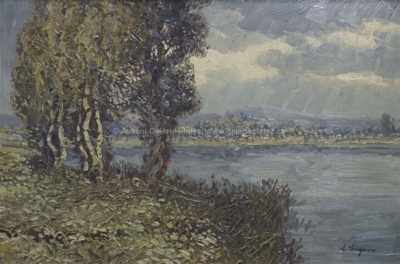  / Břízy u vody / Antonín  Augusta