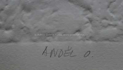  / O. anděl - hlava  / Olbram Zoubek