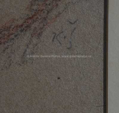  / Sedící akt / Karel Špillar