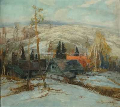  / Zimní vesnice / Josef Jiří Kamenický