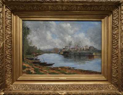 Stanislas Lépine - Loďky na řece