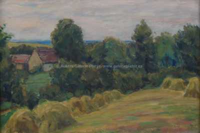  / Letní podvečer u Bečvár / Rudolf  Walter