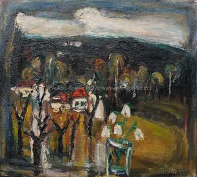  / Předjaří v Podzámčí (Sněženky) / Josef Jíra