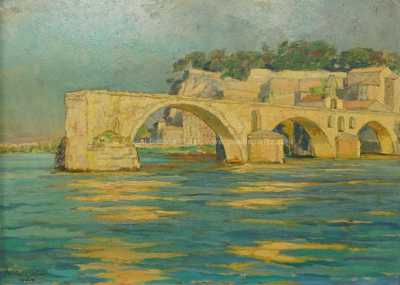  / Motiv ze středomoří / Gustav Böhm