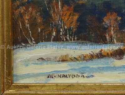  / Zimní pohled do kraje / Alois Kalvoda