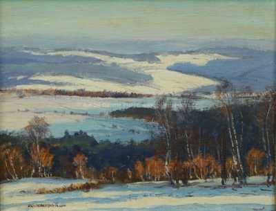  / Zimní pohled do kraje / Alois Kalvoda
