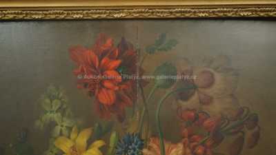  / Zátiší s kyticí / Leopold Brunner