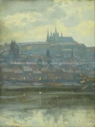  / Praha na večer / Ferdinand Engelmüller