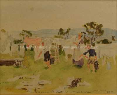  / Věšení prádla / Josef Loukota