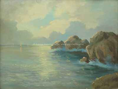  / Lodě na horizontu / Josef Písecký (Liška)