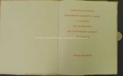  / Zakládací listina /   Autor neurčen