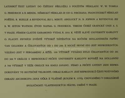  / Zakládací listina /   Autor neurčen