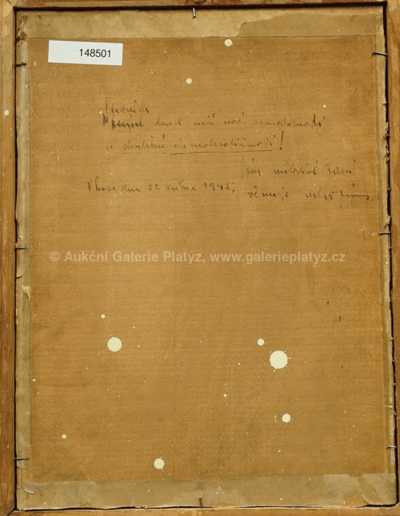  / Sedící dívka / Josef Mánes