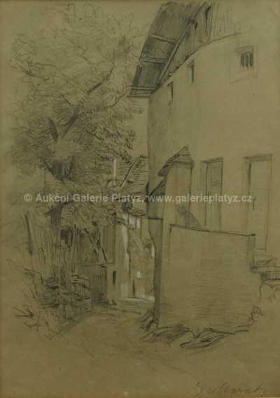  / Ulička / Julius Mařák