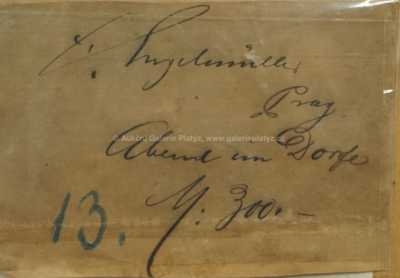  / Podvečer na vísce / Ferdinand Engelmüller