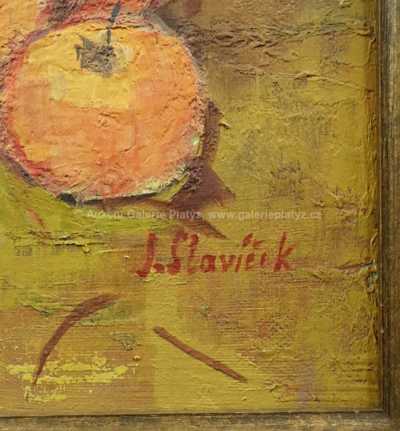  / Zátiší s jablky / Jan Slavíček