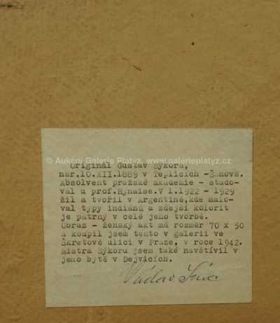  / Ležící dívka / Gustav Sýkora