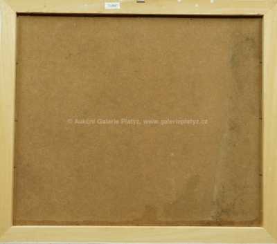  / Zátiší s květinou a holubicemi / Vladimír Komárek