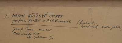  / I. návrh Křížové cesty / Josef Jíra