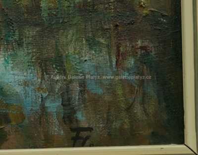  / Mraky nad rybníkem Kaclířov / František Líbal