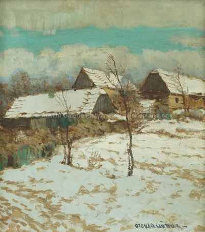  / Roubenky v zimě / Otakar Hůrka