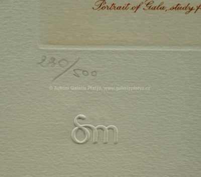  / Portrét Galy / Salvador Dalí