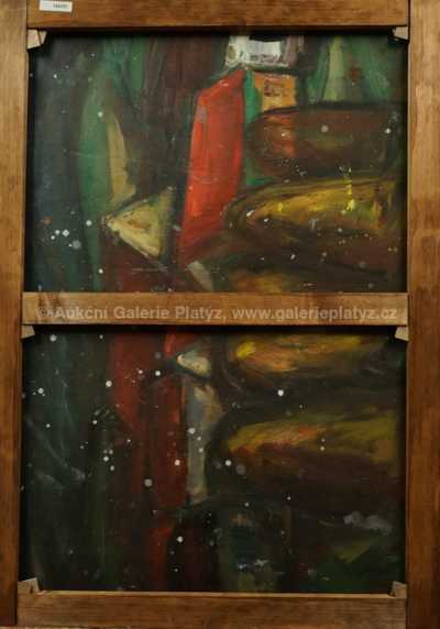  / Sedící akt / Otakar Synáček