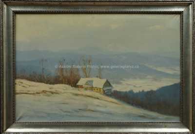 Antonín Augusta - Zasněžené chaloupky