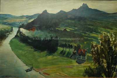  / Vlak u řeky / Ladislav Hlávka