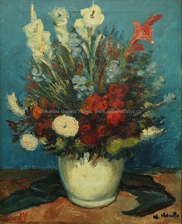  / Zátiší s květinami / Alois Kohout (Lecoque)