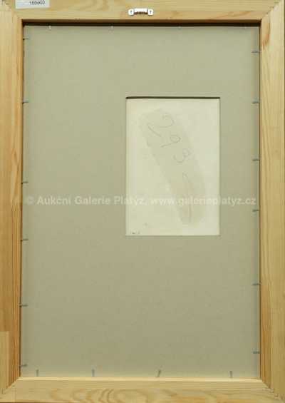  / Kubistická hlava / František Stolař