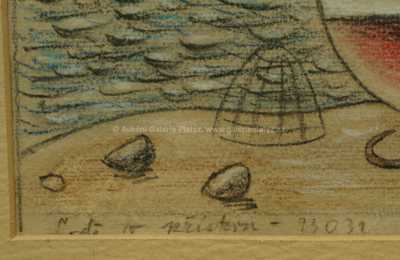  / Lodě v přístavu - langusterie / Jan  Zrzavý