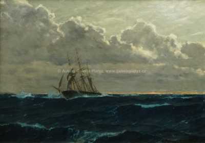  / Loď v bouři / Michael Zeno Diemer