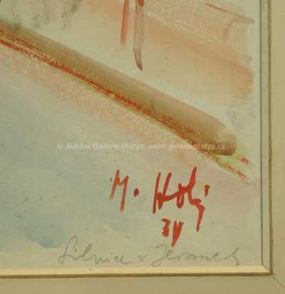  / Silnice v Jevanech / Miloslav  Holý