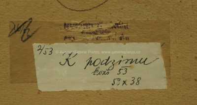  / K podzimu / Vojtěch  Sedláček