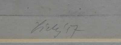  / Dáma s vějířem / František  Tichý