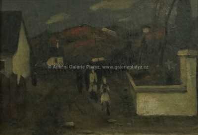  / Venkovský pohřeb / Alois Hejl