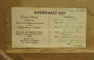  / Konec léta u Krumlova / Karel Hodr