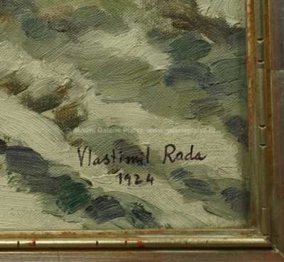  / Stavení u potoka / Vlastimil Rada