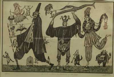  / Průvod artistů / Adolf Born