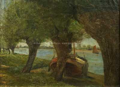  / Loď na břehu / Paul Leduc