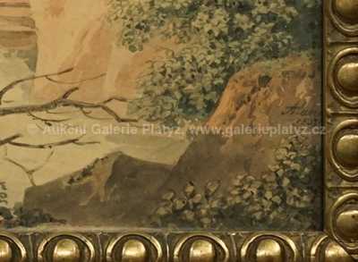  / Nad vodopádem / Antonín Mánes